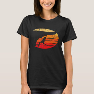 Mens Rock Climbing Climb Vintage Sunset T-Shirt