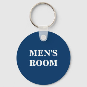 Men's room keychain