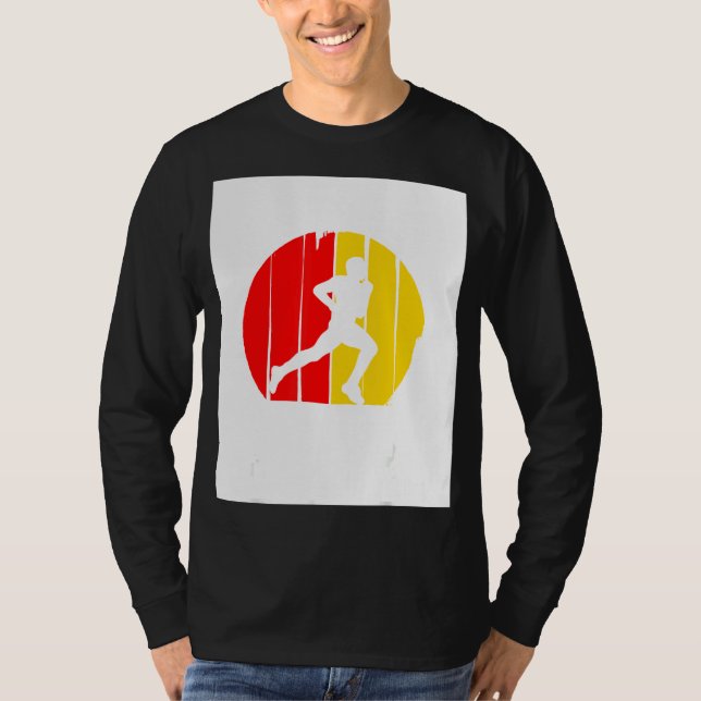 Mens Running Dad Like A Regular Dad But Cooler Ath T-Shirt (Front)