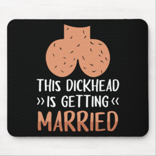 Mens Sack Face Stag Night Funny Embarring Gift Mouse Pad