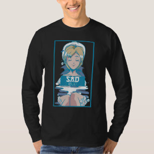 Mens Sad Vaporwave Aesthetic Femboy T-Shirt