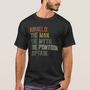Mens Sailing Boat Abuelo , Pontoon Apparel, Boatin T-Shirt