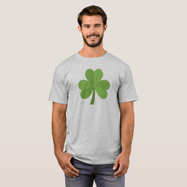 Men's Saint Patrick's Day Shamrock T-shirt (Front Full)