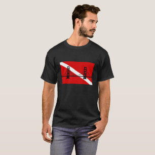 Men's San Francisco Scuba Group logo tshirt