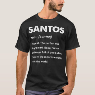 Mens Santos Name T-Shirt