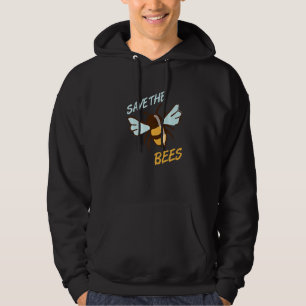 Mens Save The Beas Beekeeper Apiaries Honeybee Api Hoodie