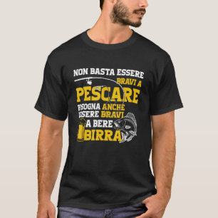 Mens Sayings Fisherman Fishing And Beer T-Shirt