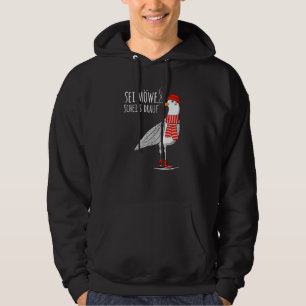 Mens Sei Möwe Scheiß Drauf Seagull North Sea Sea Hoodie
