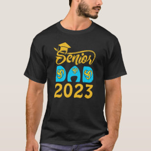 Mens Senior Dad 2023 Class Graduation Volleyball F T-Shirt