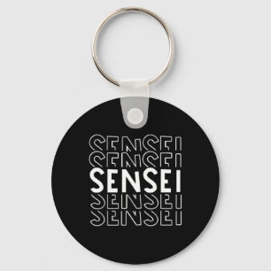 Mens Sensei Martial Arts Karate Judo Training Coac Key Ring