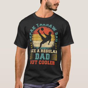 Mens Sepak Takraw  Vintage Sepak Takraw Dad Father T-Shirt