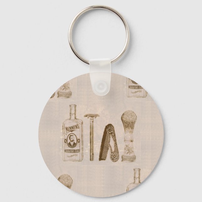mens shaving key ring (Front)