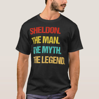 Mens Sheldon The Man The Myth The Legend T-Shirt
