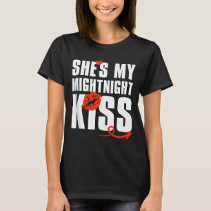 Mens She's My Midnight Kiss Happy New Year Matchin T-Shirt