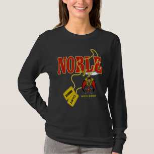 Mens Shriner Noble AEAONMS 1893 Dog Tag Masons Tha T-Shirt