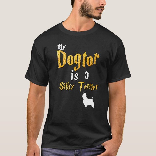 Mens Silky Terrier  Silky Terrier T-Shirt (Front)