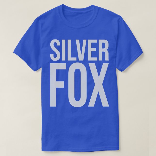 Mens Silver Fo T-Shirt (Design Front)