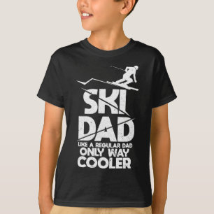 Mens Ski Dad Like A Regular Dad Only Way Cooler Sk T-Shirt