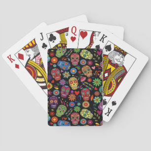 Men's Skulls Graphic Print , Casual  Playing Cards