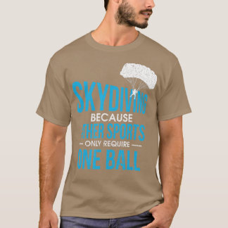 Mens Skydive Extreme Athlete Skydiving Design for T-Shirt