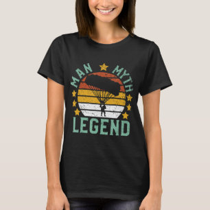 Mens Skydiving Man Myth Legend Vintage Skydive Ins T-Shirt