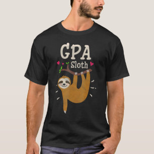Mens Sloth Graphic Humour Zoo Animal Gpa T-Shirt