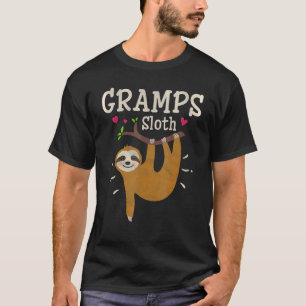 Mens Sloth Graphic Humour Zoo Animal Gramps T-Shirt