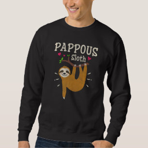 Mens  Sloth Graphic Humour Zoo Animal  Pappous Sweatshirt