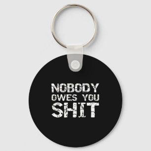 Mens Small Government Libertarian Quote Gift Nobod Key Ring