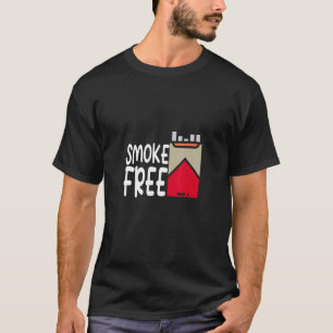 Mens Smoke Free  Quit Smoking Non Smoker Nicotine  T-Shirt