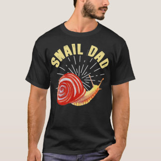 Mens SnailFunny Snail Dad Joke Snail Lover  T-Shirt