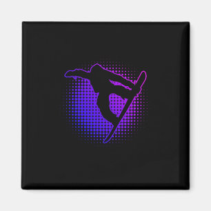 Men's Snowboarding Snowboard Women's Winter Sports Magnet
