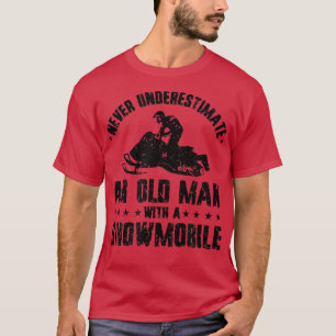 Mens Snowmobile Motor Sled T-Shirt