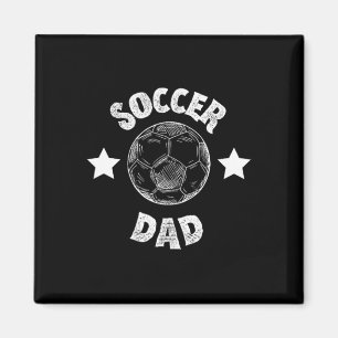 Mens Soccer Dad Family Footbyll Team Player Sport  Magnet