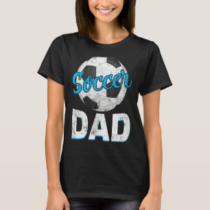 Mens Soccer Dad  Vintage Style Soccer Father's Day T-Shirt
