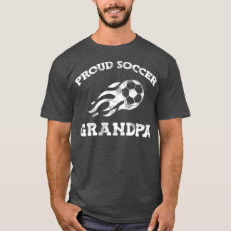 Mens Soccer Grandpa  T-Shirt