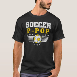 Mens Soccer P Pop  Sports Players P Pop Father's D T-Shirt