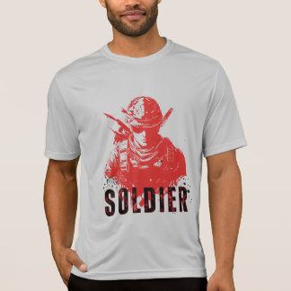 Men's solider design printed t shirt