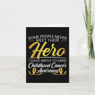 Mens Some People Never Meet Their Hero Childhood C Card