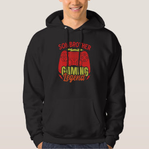 Mens Son Brother Gaming Legend Gamer Hoodie