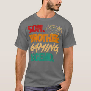 Mens Son Brother Gaming Legend Video Game Player N T-Shirt