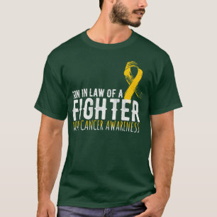 Mens Son in Law Of A Fighter Support Squad Bone Ca T-Shirt