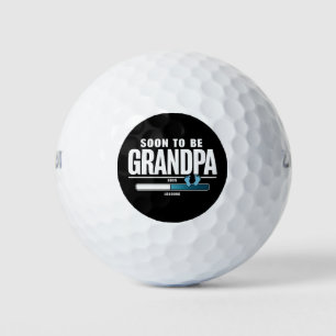 Mens Soon To Be Grandpa EST. 2025 New Grandpa  Golf Balls