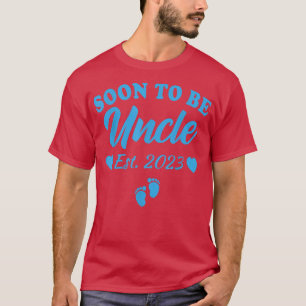Mens Soon To Be Uncle 2023 Pregnancy Announcement T-Shirt