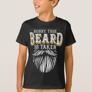 Mens Sorry This Beard Is Taken Country Retro Valen T-Shirt