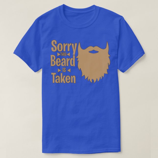 Mens Sorry This Beard Is Taken Essential TShirt (Design Front)