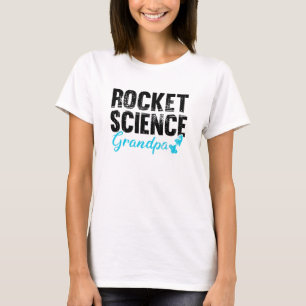 Mens Space Engineering Aerospace Grandpa Rocket Sc T-Shirt