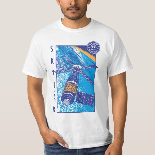 Men's Space Hipsters Skylab T-shirt (Front)