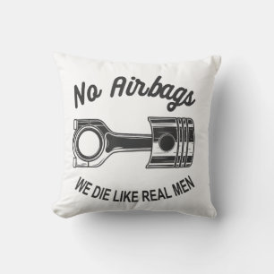 Mens Speed Racing Sports Car No Airbags - We Die L Cushion