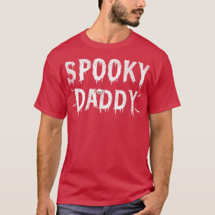 Mens Spooky Daddy Matching Family Funny Halloween  T-Shirt